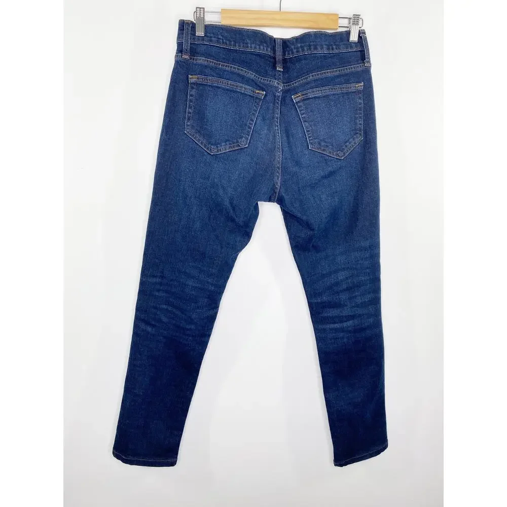 J.Crew Factory Slim Fit Walker Wash Blue Denim Flex Jeans Men's Size 29 x 30 - Picture 2 of 10